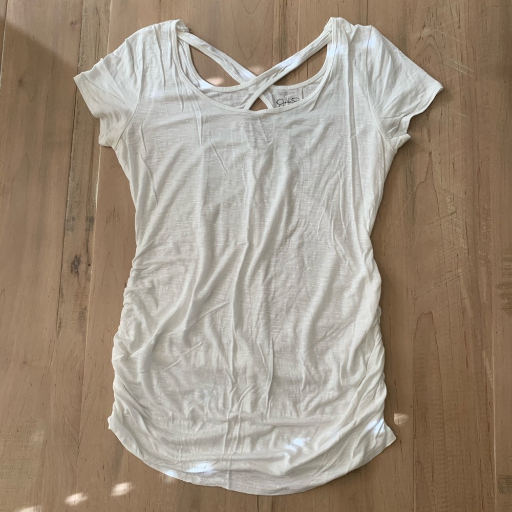 Jessica Simpson Cream Maternity Top
